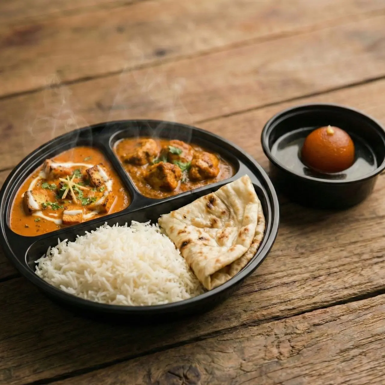 Build-Your-Own Partition Platter (1 Veg + 1 Chicken)