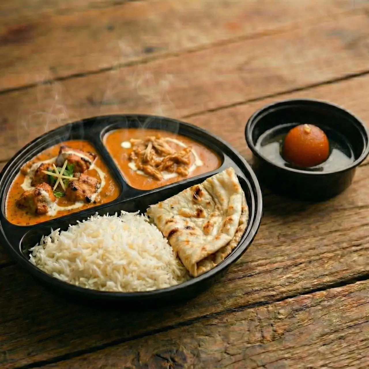 Build-Your-Own Partition Platter (2 Chicken Curries)