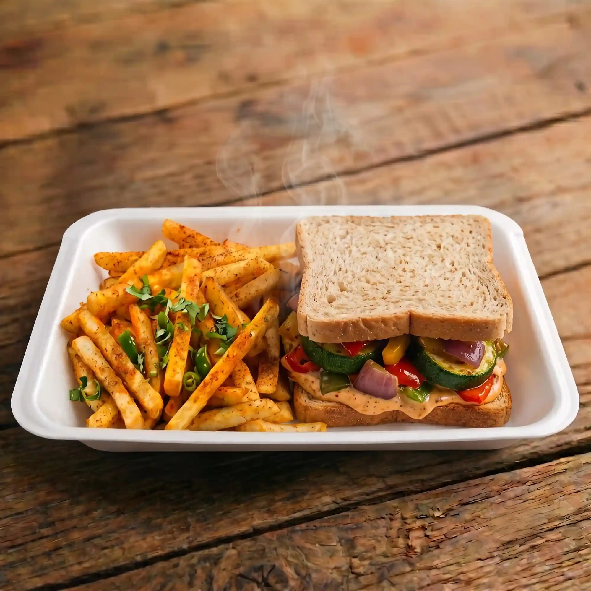 Veg Club Sandwich